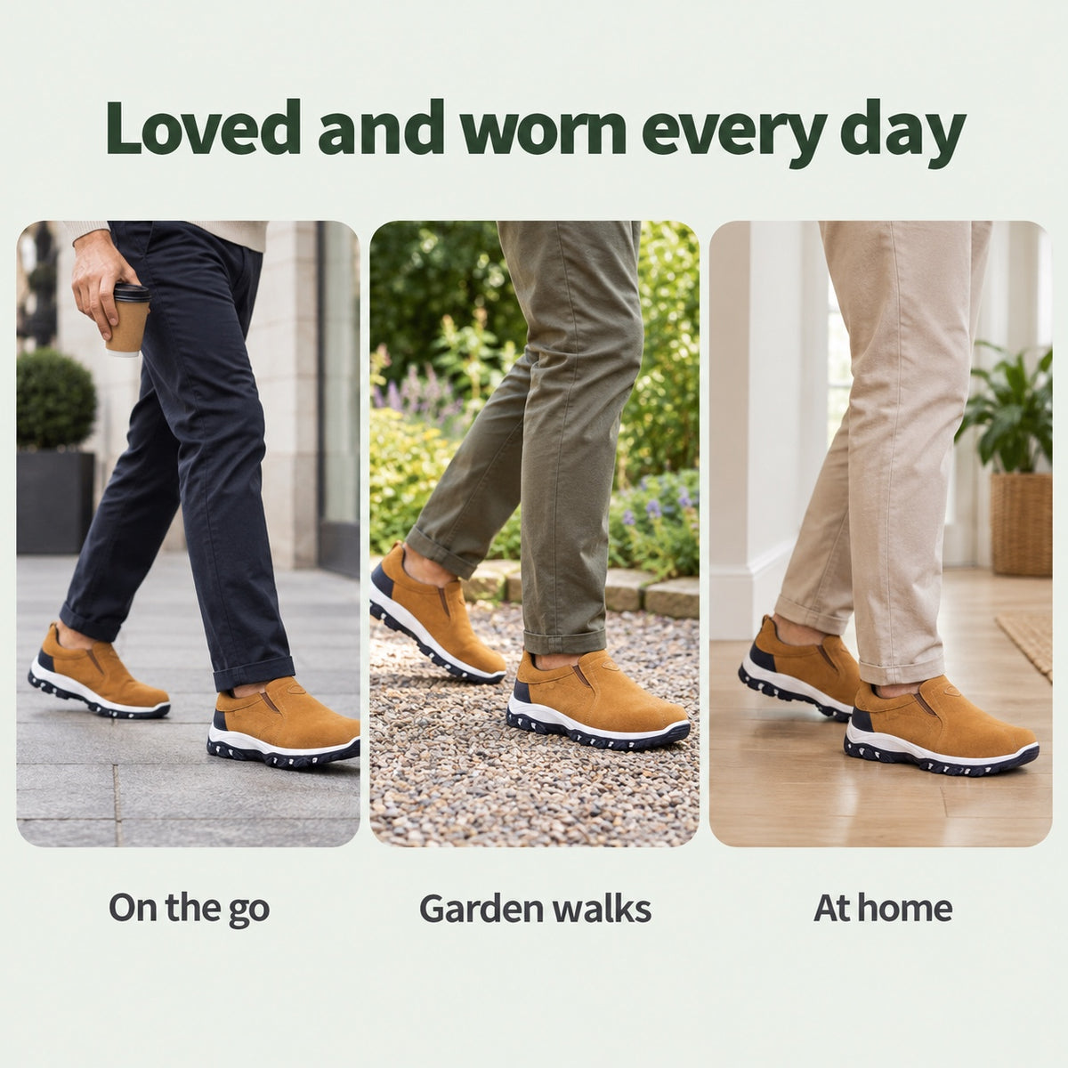 Bryan – Men's Arch Support Sneakers, worn every day