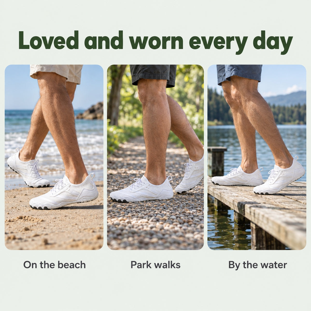 Burke – Unisex Barefoot Shoes, worn every day