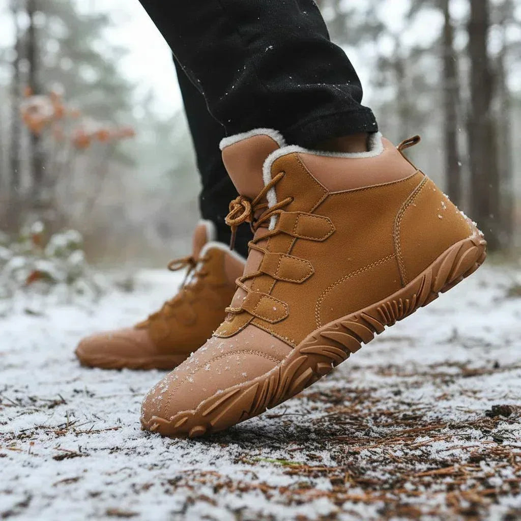 Northbound – Leather & Fleece-Lined Barefoot Boots
