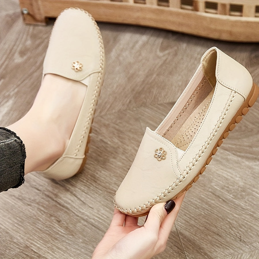 White – Unisex Slip-On Loafers with a Hands-Free Fit