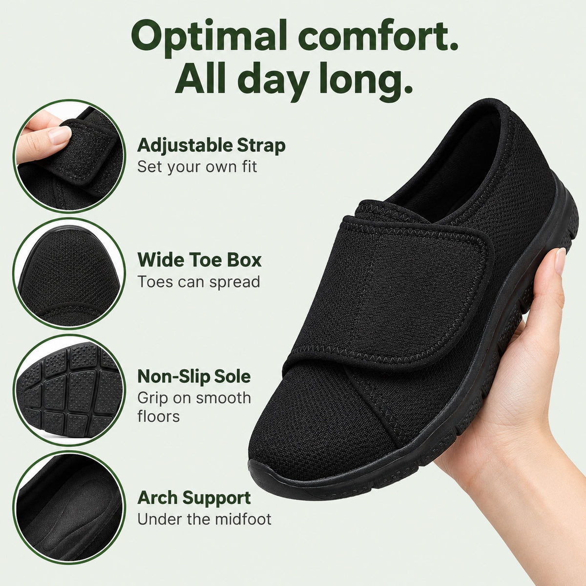 Candace – Women's Orthopedic Shoes, features