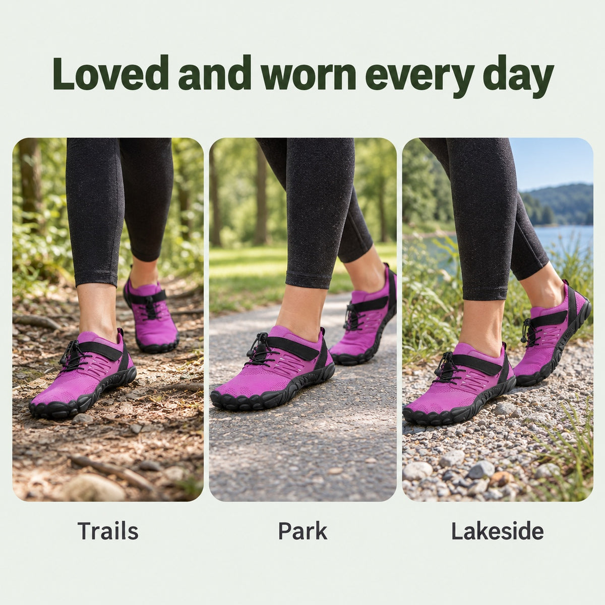Candice – Women's Wide Toe Box Shoes, worn every day