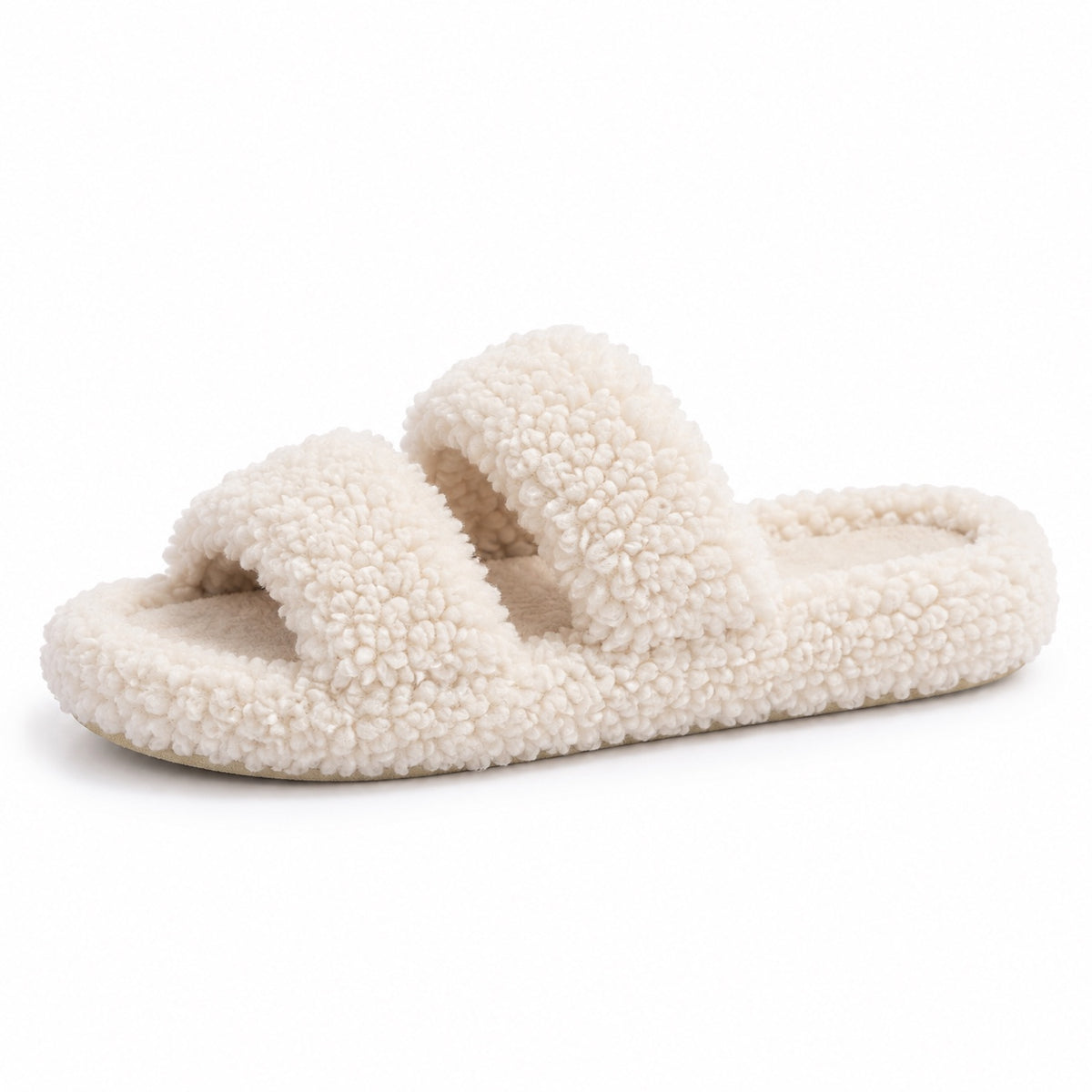 Carole – Women's Comfort Slippers in White