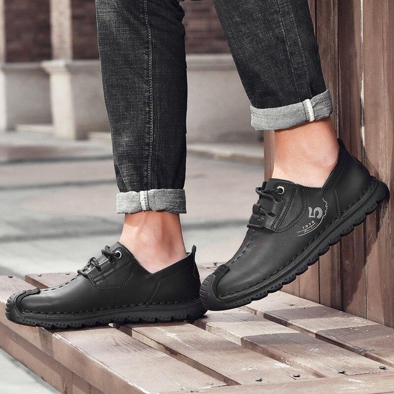 Bunion Loafers for Men — Leather Slip-On, Cushioned, Soft Forefoot Fit