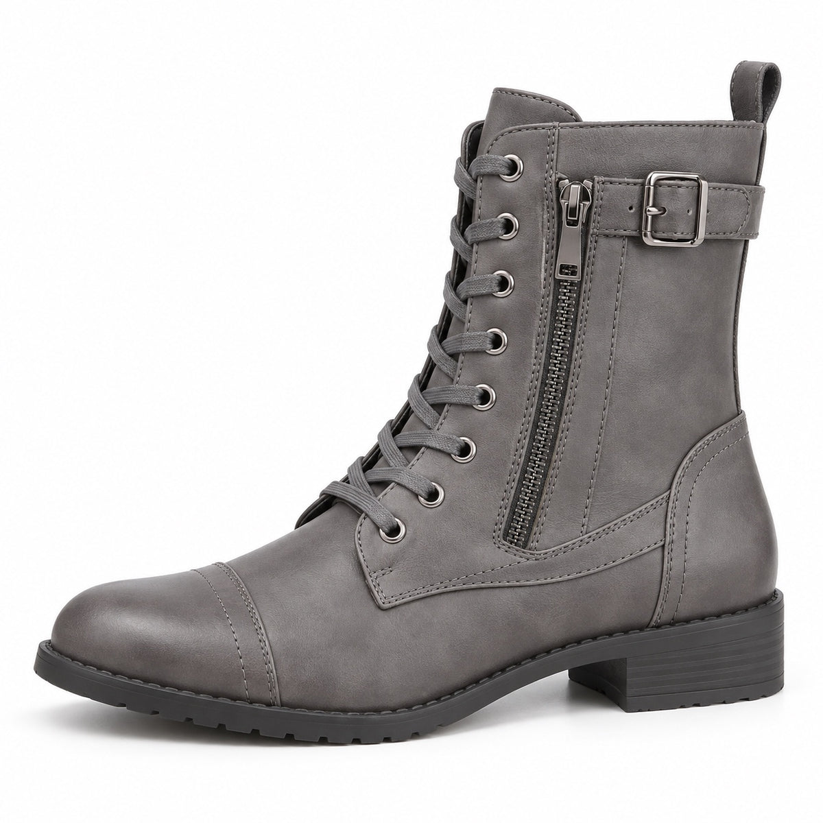 Charlene – Women's Comfort Boots in Grey