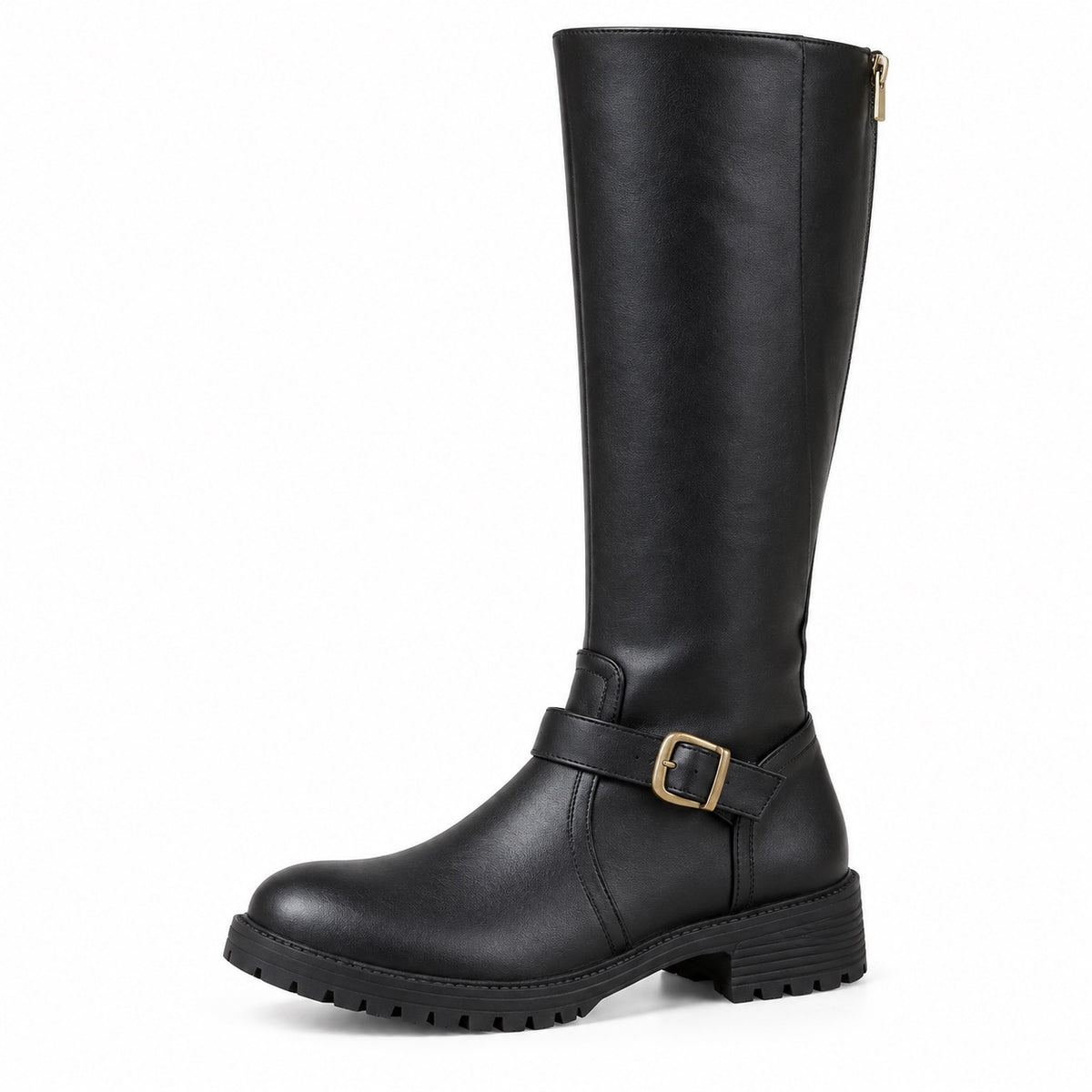Cobb – Unisex Wide Calf Boots in Black (Almost Sold Out)