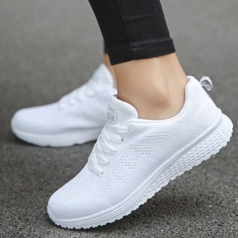 Comfortable Sneakers For Women | Mesh Breathable Arch Support Lace-Up
