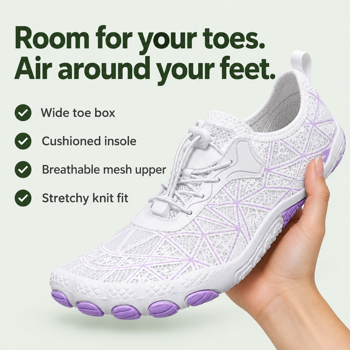 Conner – Unisex Barefoot Shoes, key benefits