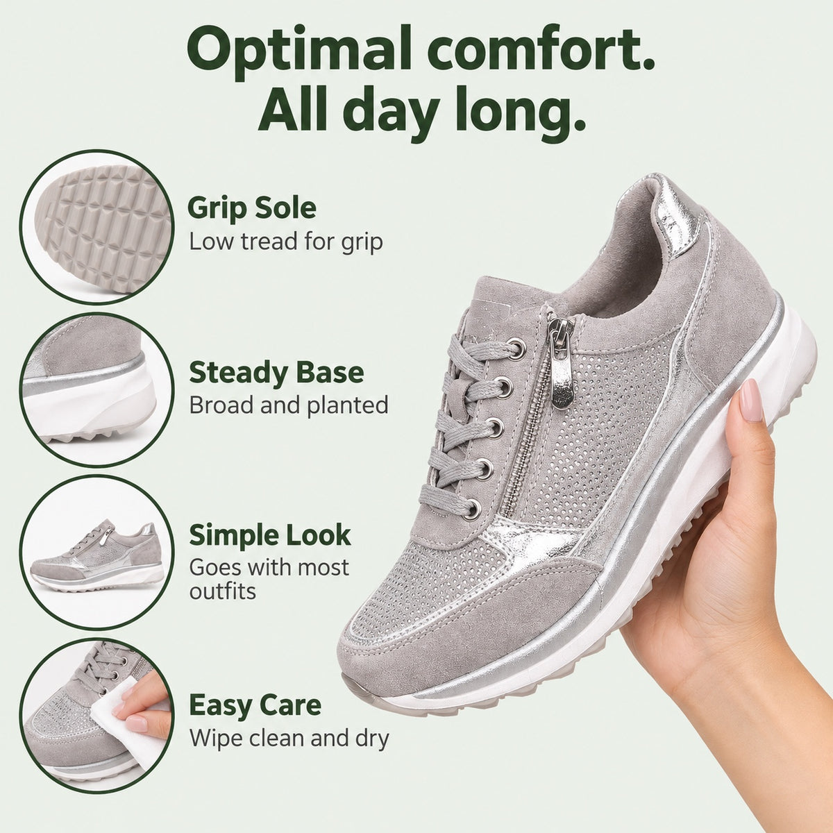 Crawford – Women's Orthopedic Shoes, features