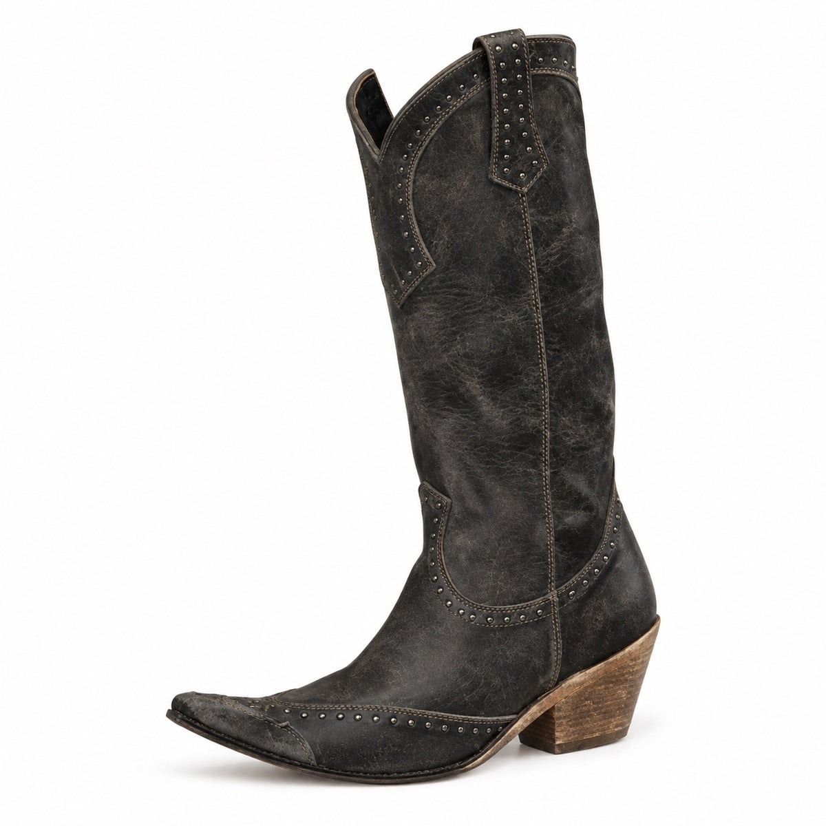 Crystal – Women's Wide Calf Boots in Black