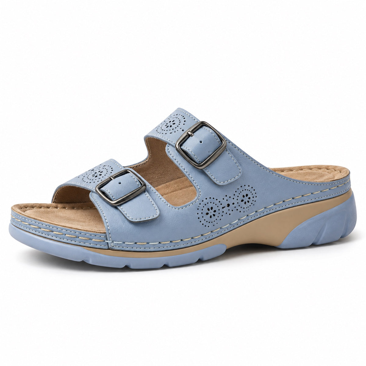 Curry – Women's Comfortable Sandals in Powder Blue
