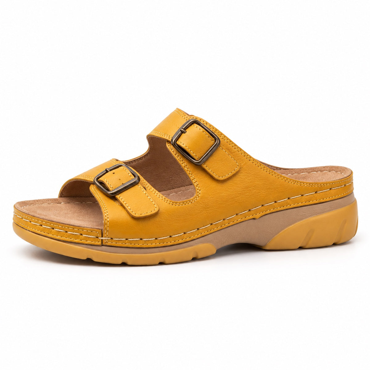 Curry – Women's Comfortable Sandals in Golden Mustard
