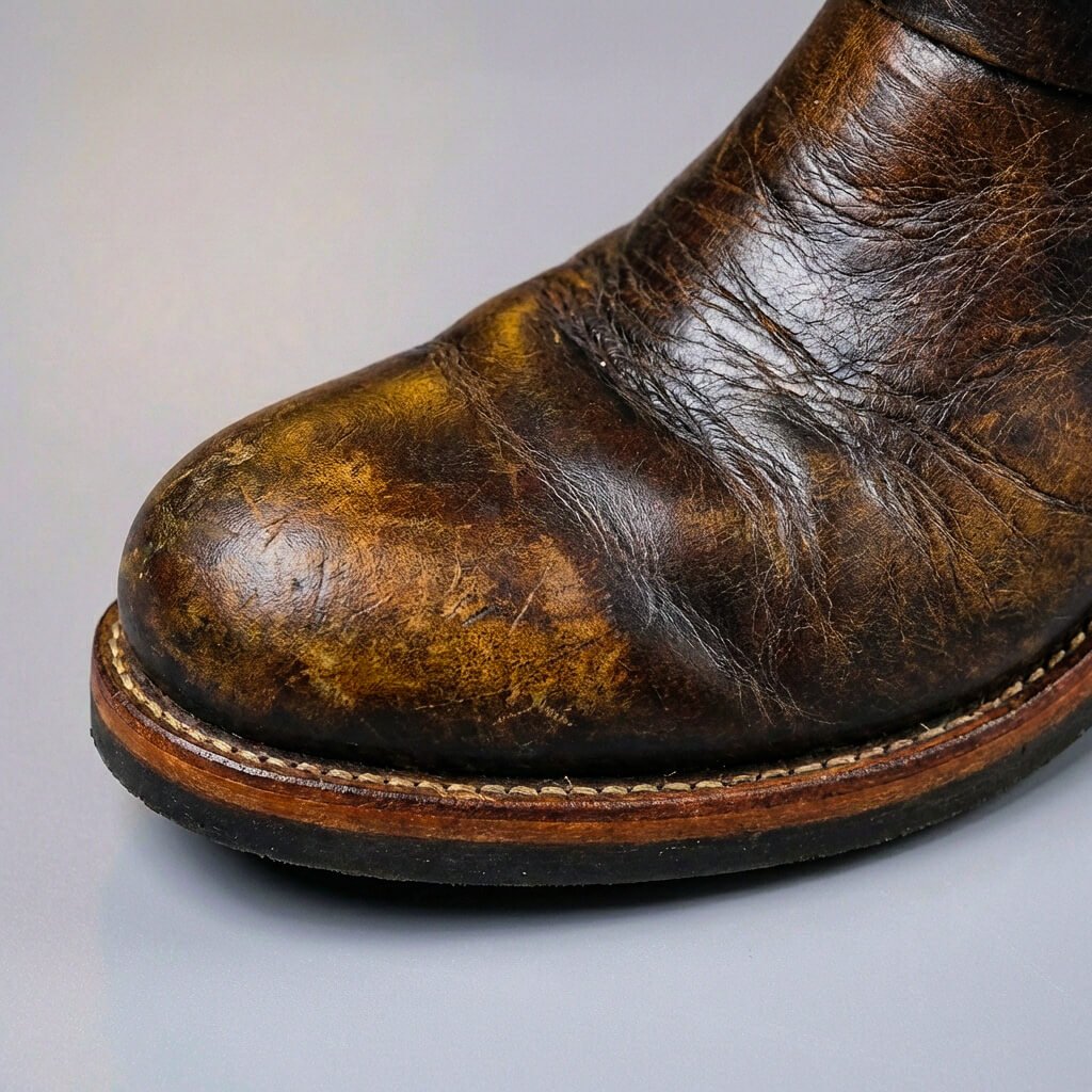 Men's Boots | Mid-Calf Leather Buckle Strap