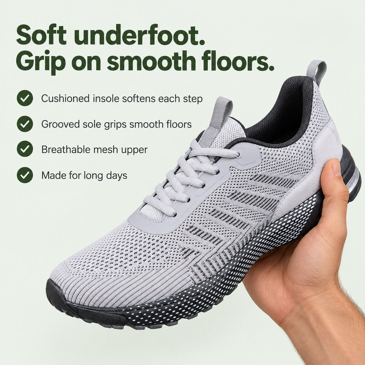 Daisy – Men's Nursing Sneakers, key benefits