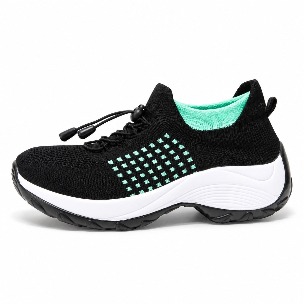 Dawn – Women's Orthopedic Shoes in Black Sky Blue