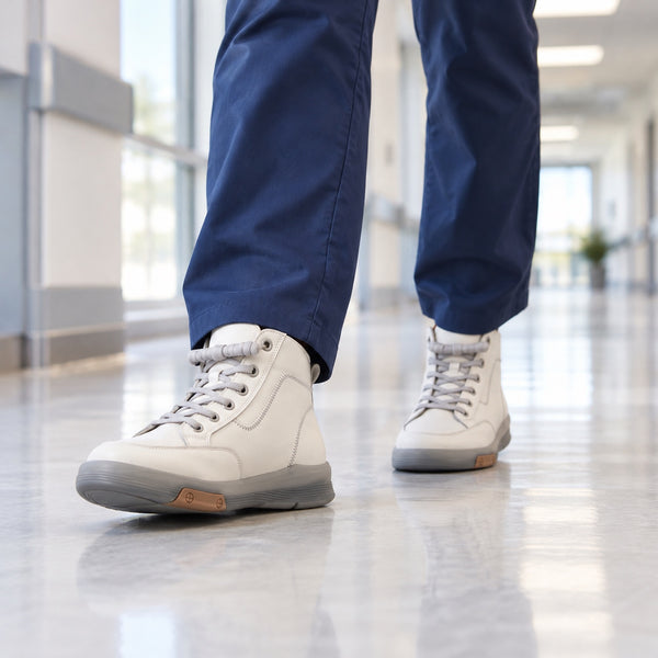 Dianne – Women's Nursing Sneakers, worn on a walk
