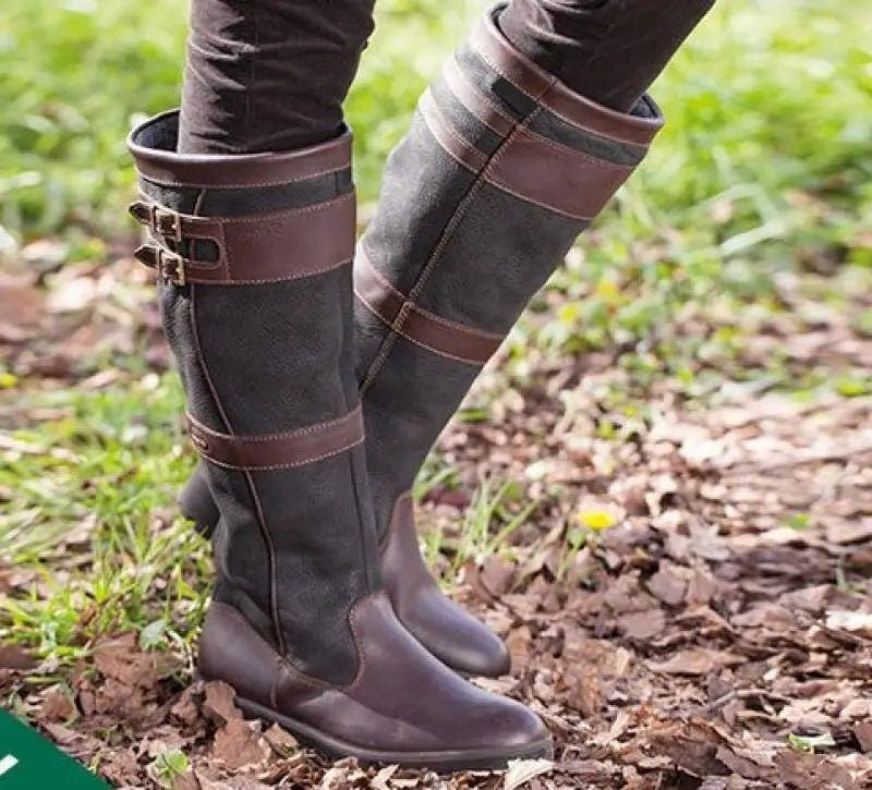 Cecelia – Women's Wide Calf Boots with a Stretch Shaft