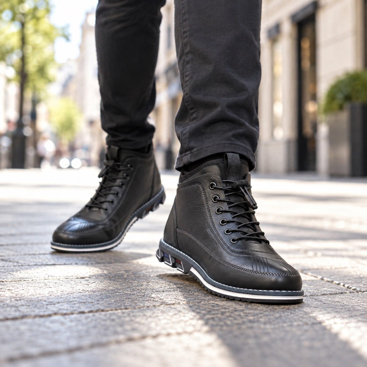Dwight – Men's Comfort Boots, worn on a walk