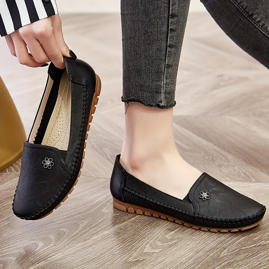 White – Unisex Slip-On Loafers with a Hands-Free Fit