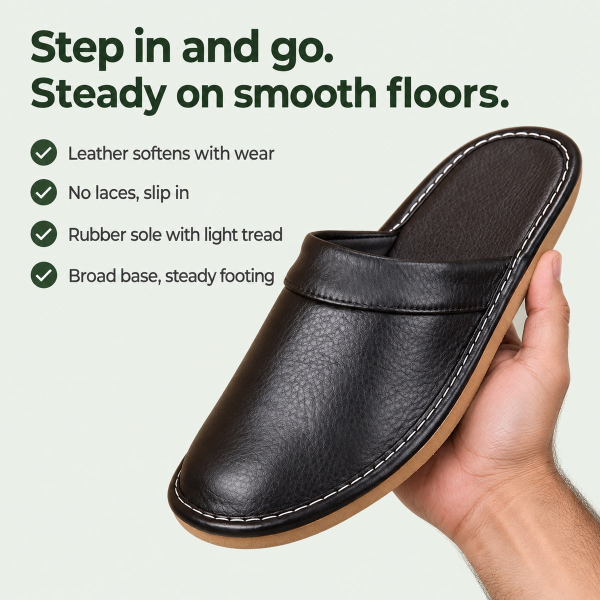 Earnest – Men's Comfort Slippers, key benefits