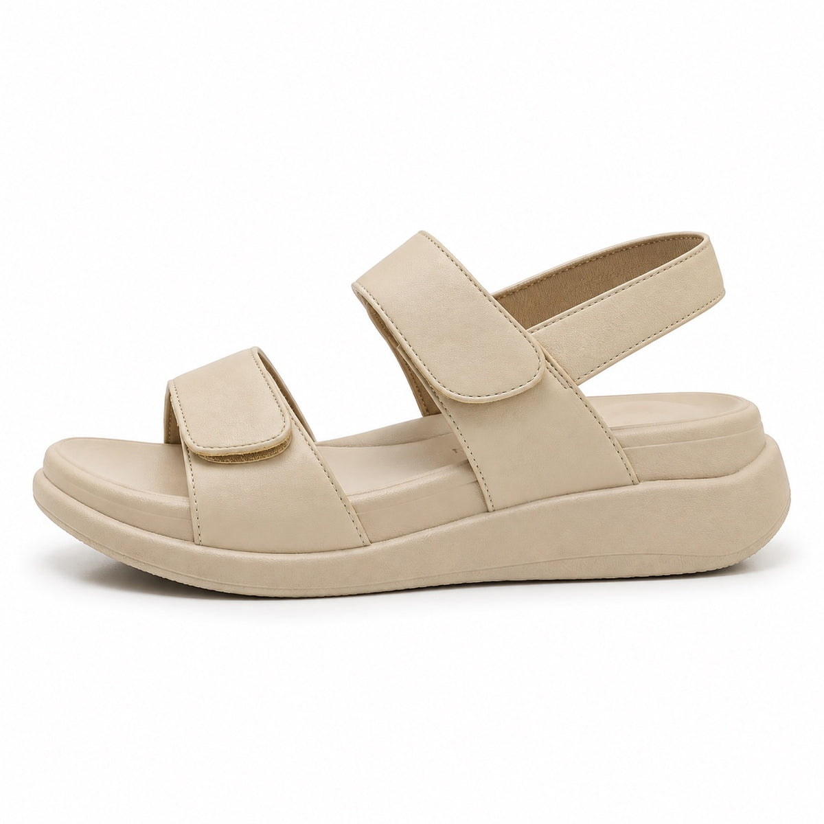 Ebony – Women's Wide Toe Box Sandals in Apricot