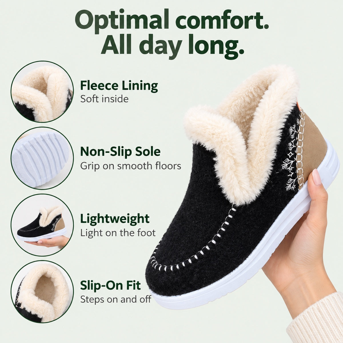 Edith – Women's Comfort Boots, features
