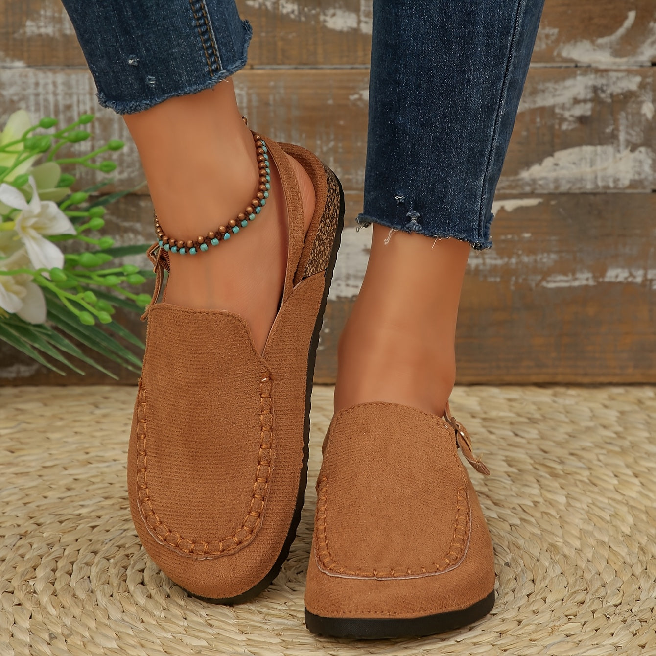 Johanna – Women's Slip-On Loafers with a Stretch Upper