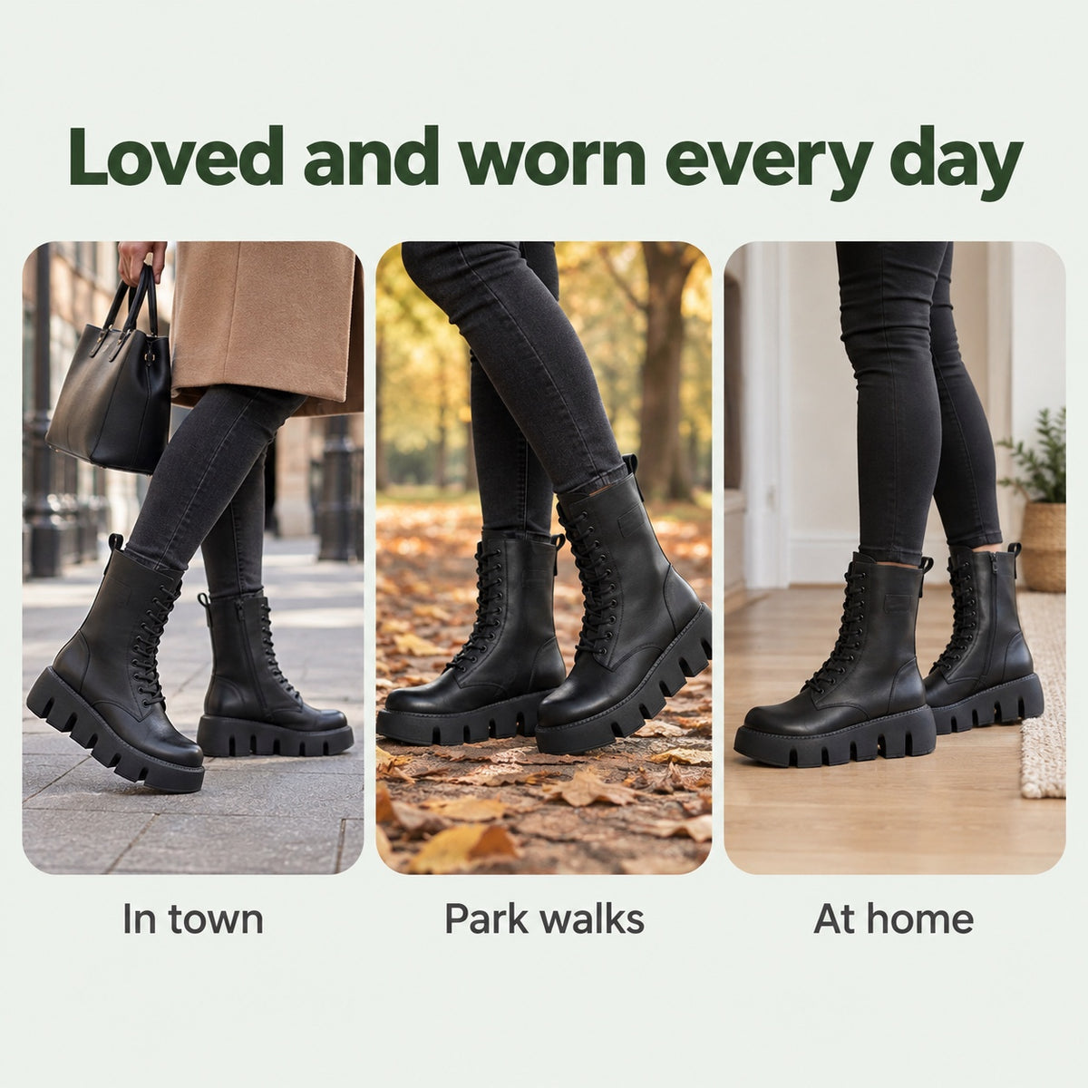 Elaine – Women's Comfort Boots, worn every day