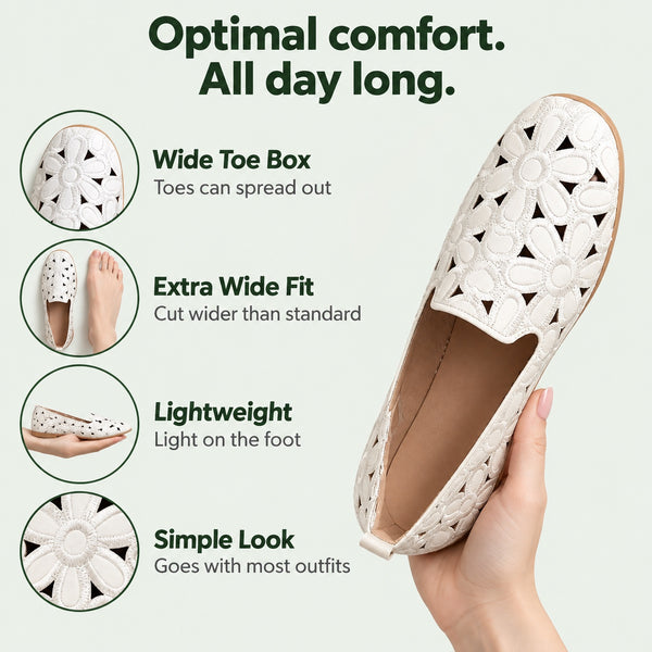 Eleanor – Women's Wide Toe Box Shoes, features