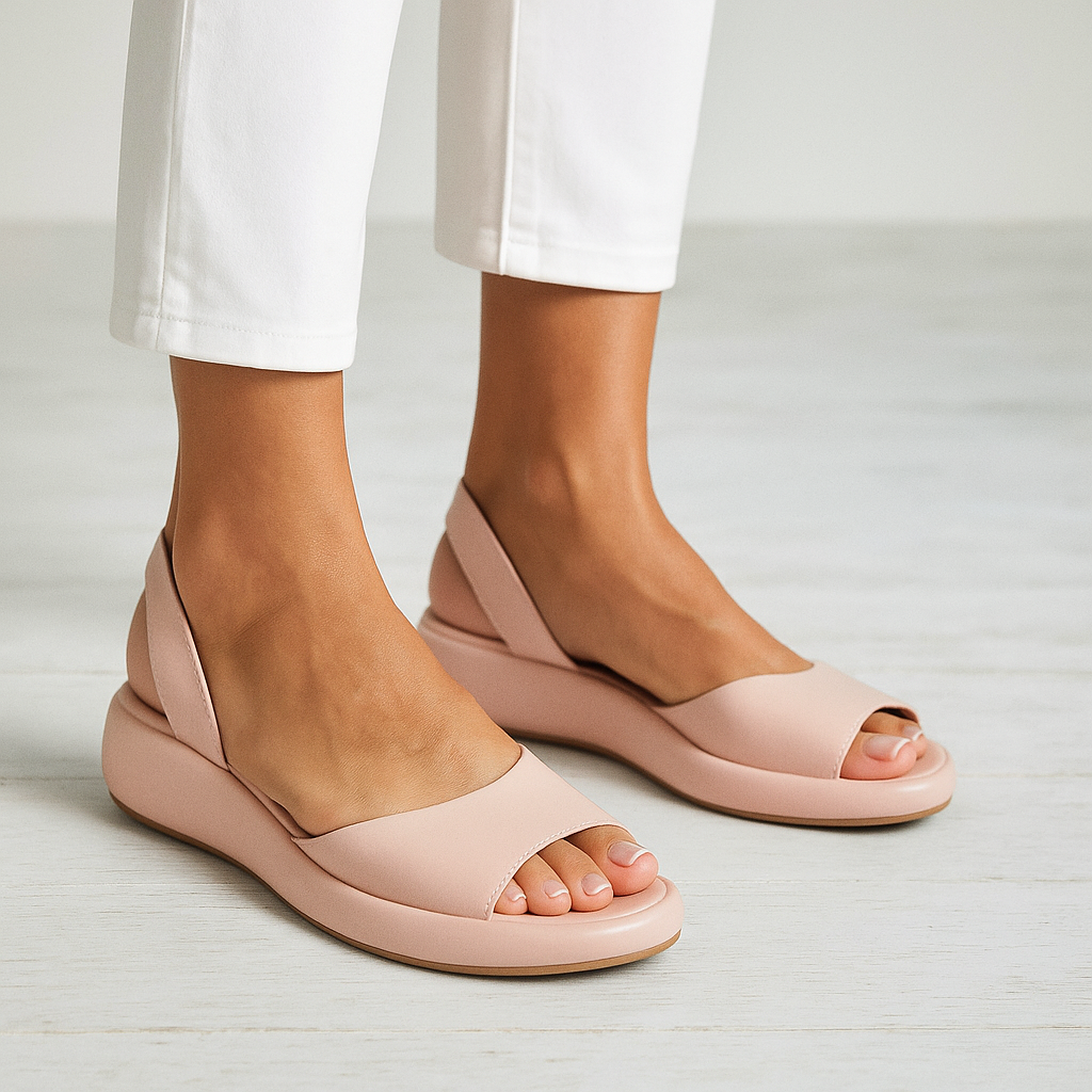 Eleanor | Slingback Sandals with Open Toe and Platform Sole
