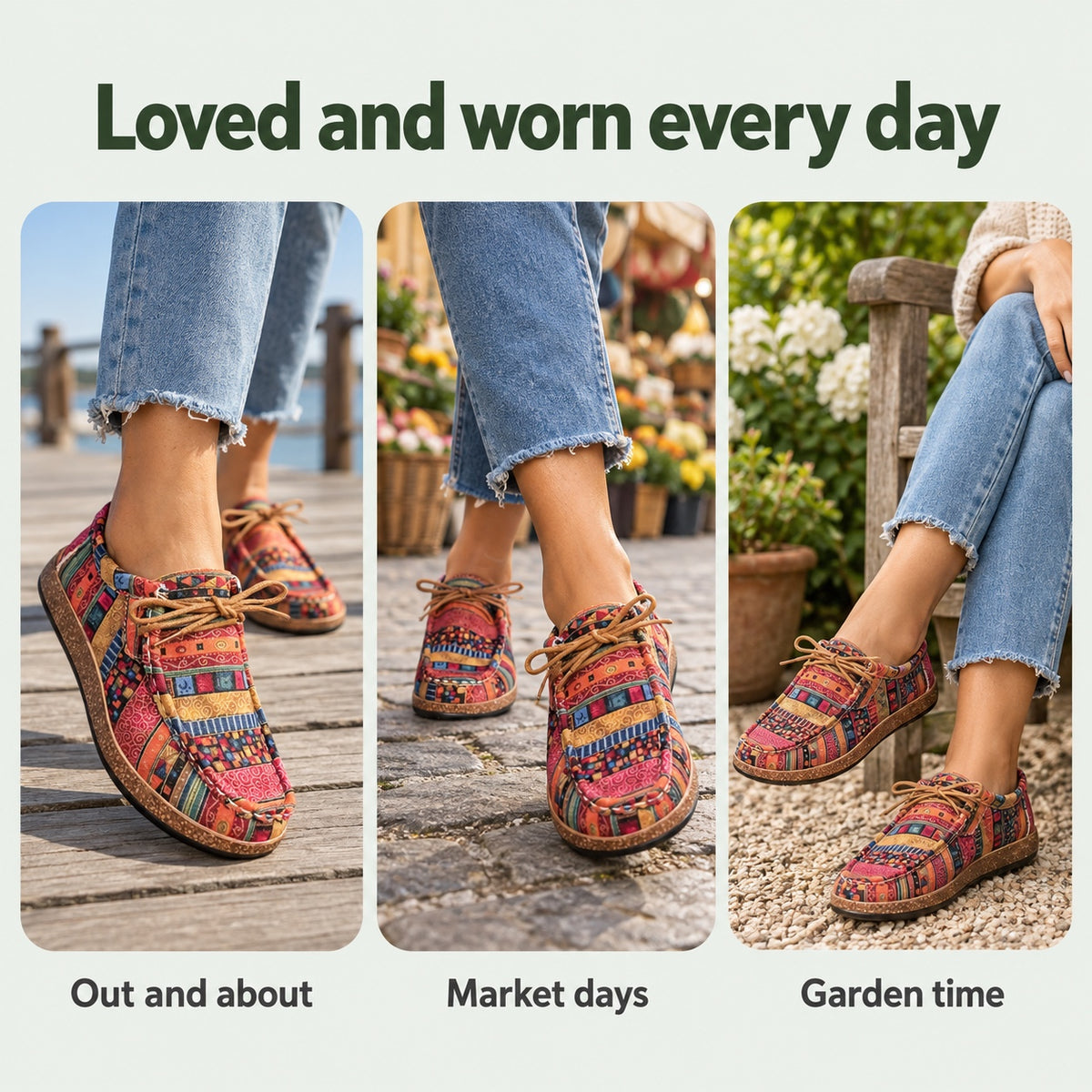 Elena – Women's Comfort Sneakers, worn every day