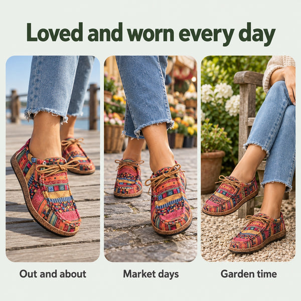 Elena – Women's Comfort Sneakers, worn every day