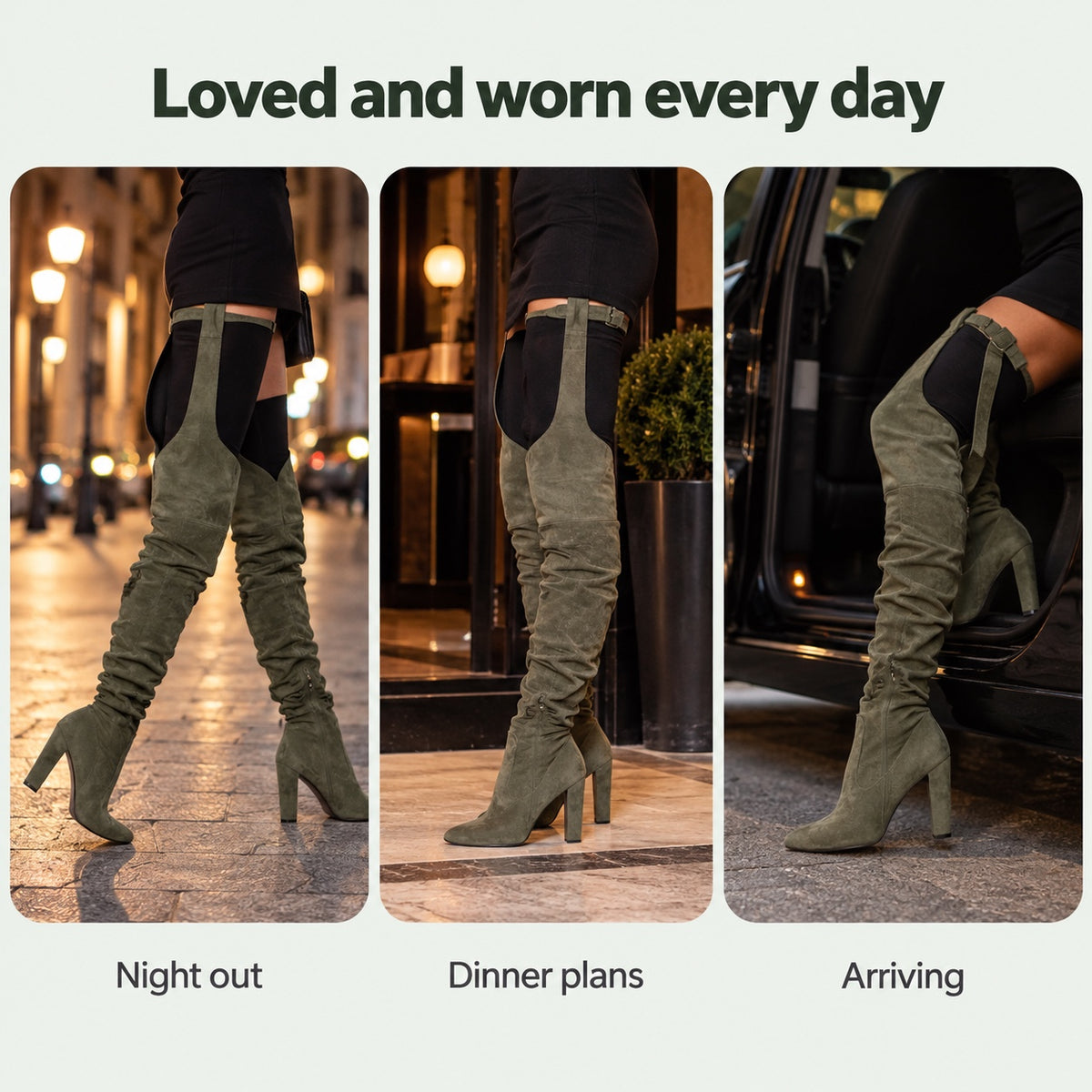 Elisa – Women's Wide Calf Boots, worn every day