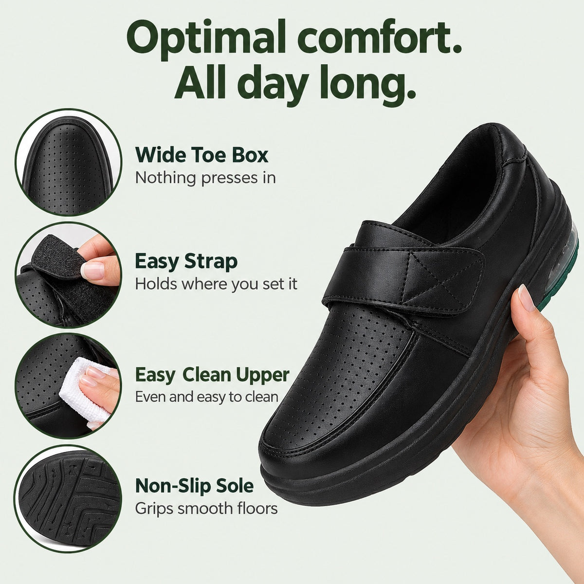 Essie – Women's Nursing Shoes, features