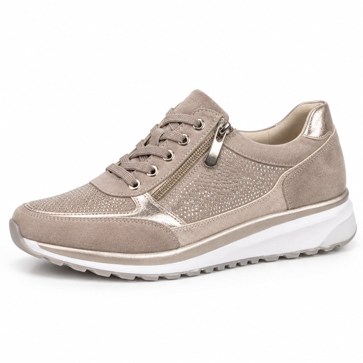 Estelle – Women's Arch Support Sneakers in Beige