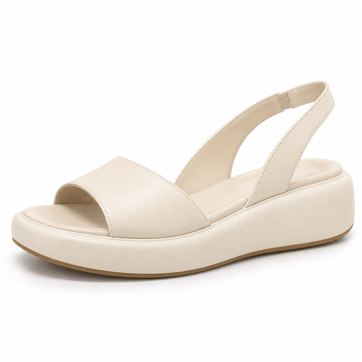 Faye – Women's Wide Toe Box Sandals in White