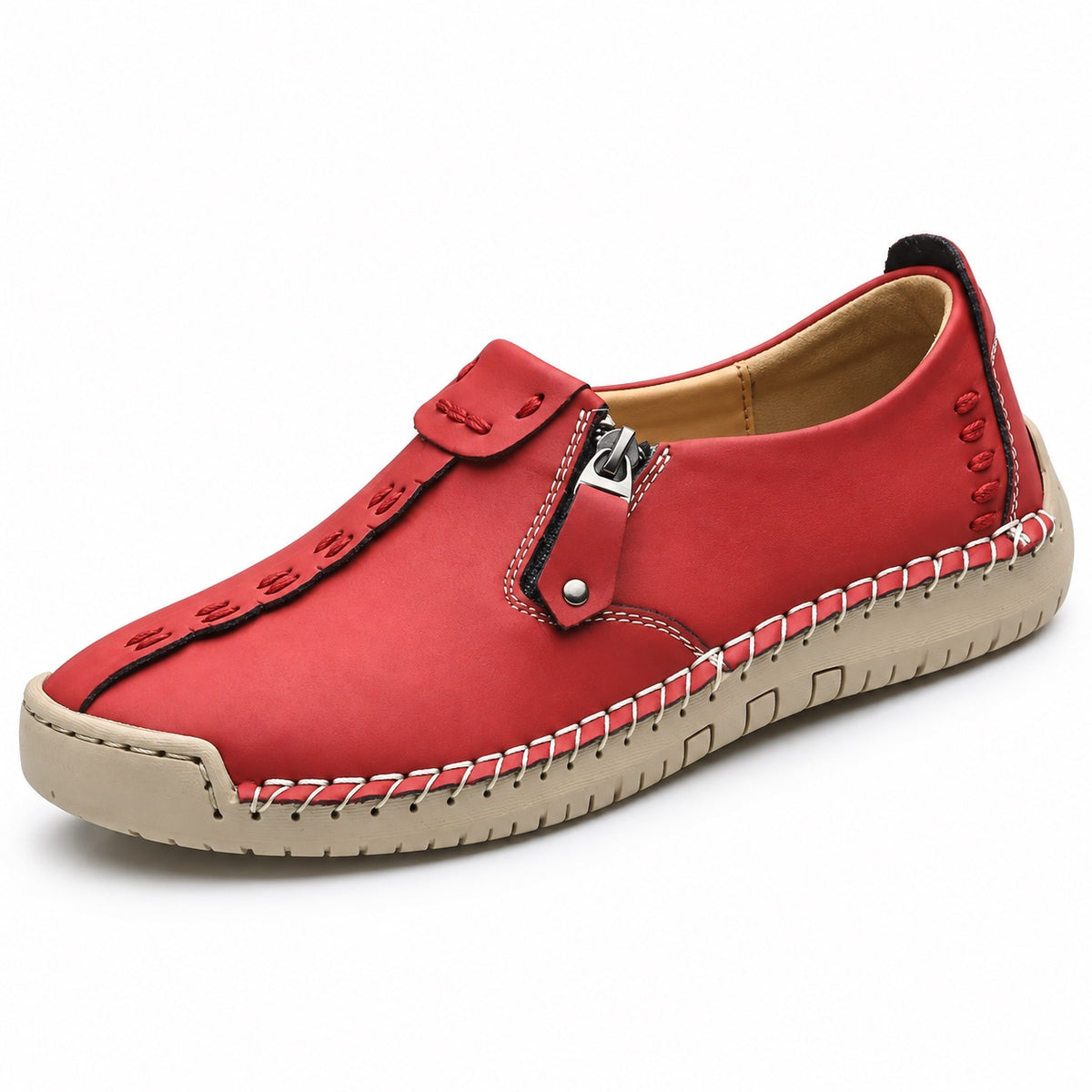 Felicia – Women's Non-Slip Sneakers in Red