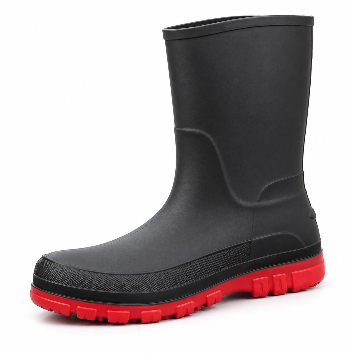 Felix – Men's Wide Calf Boots in Red