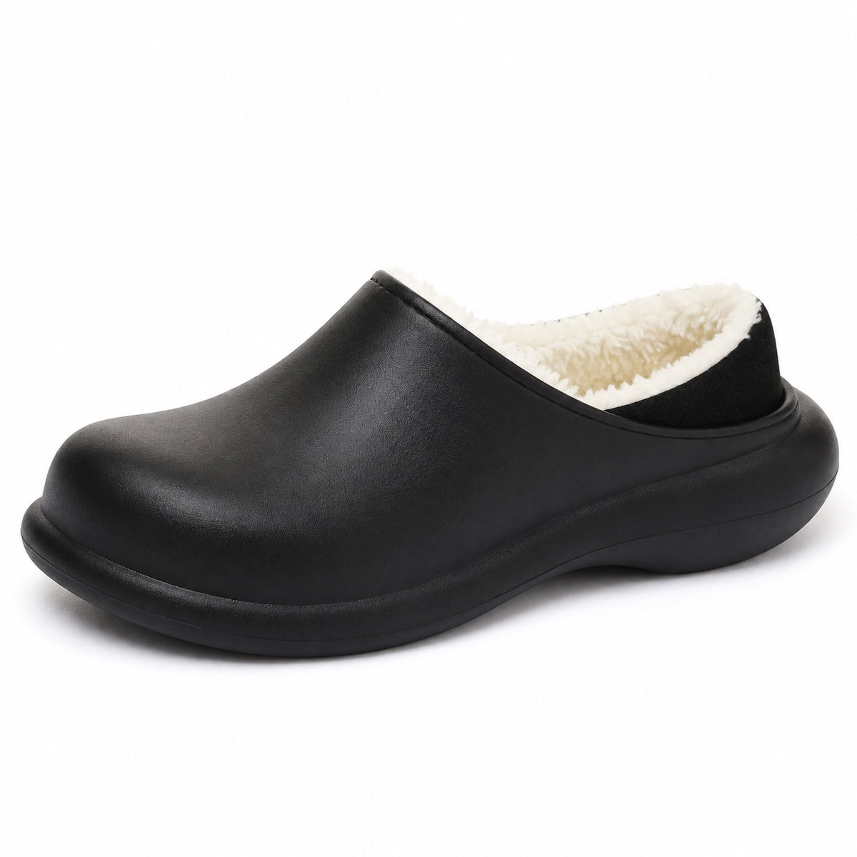 Flowers – Women's Comfort Slippers in Black