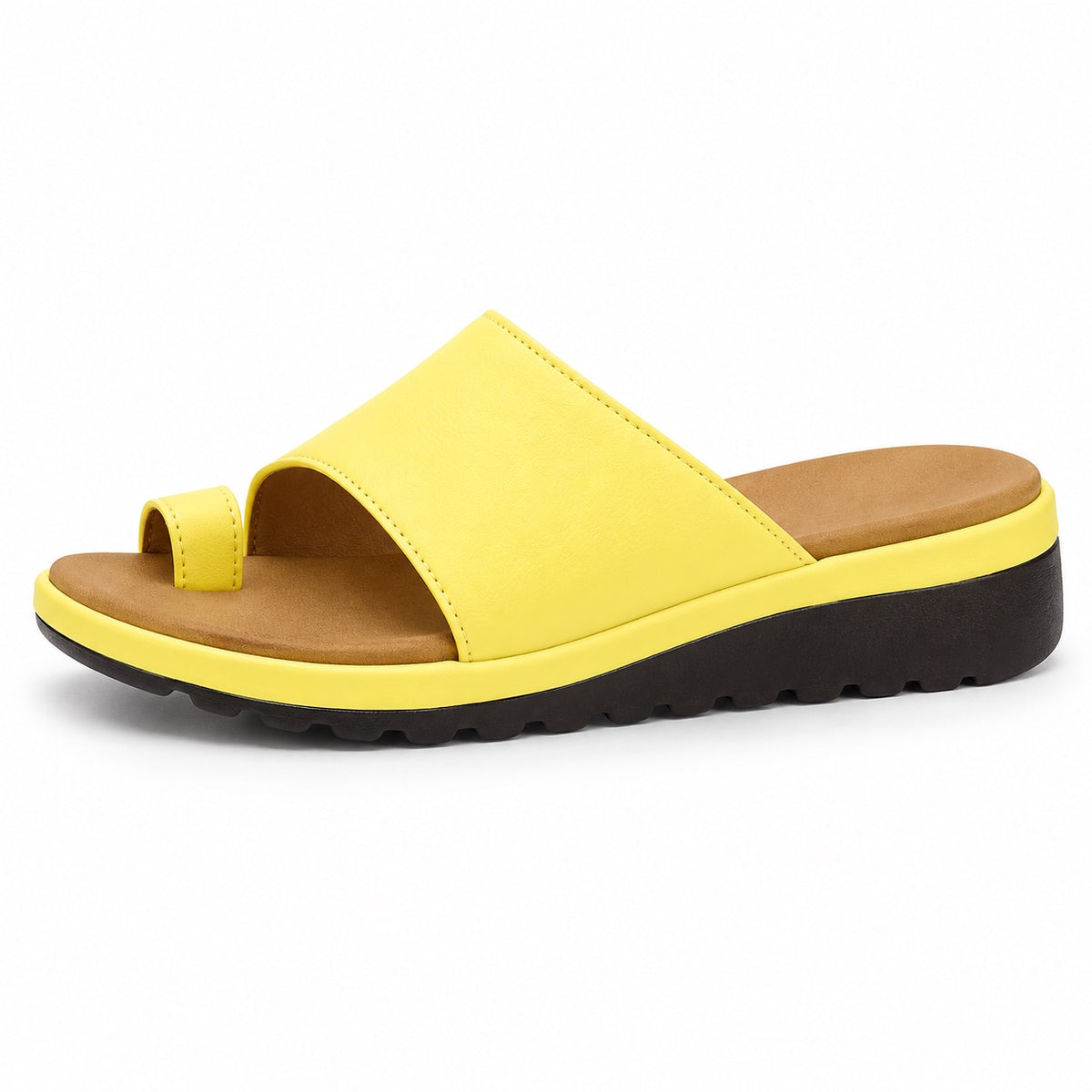 Frankie – Women's Comfortable Sandals in Yellow
