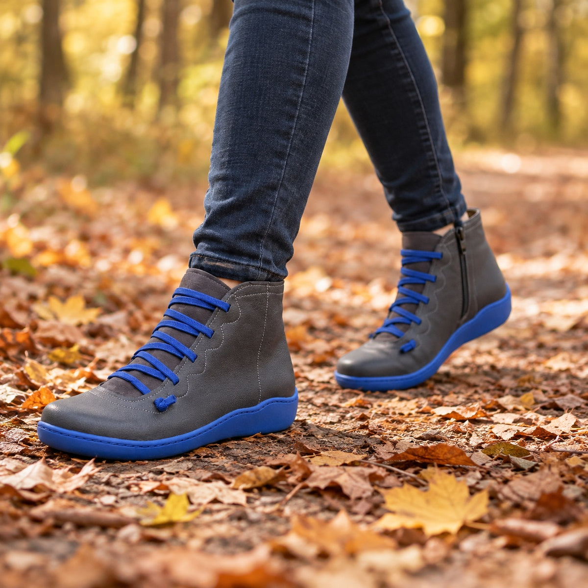 Freda – Women's Comfort Boots, worn on a walk