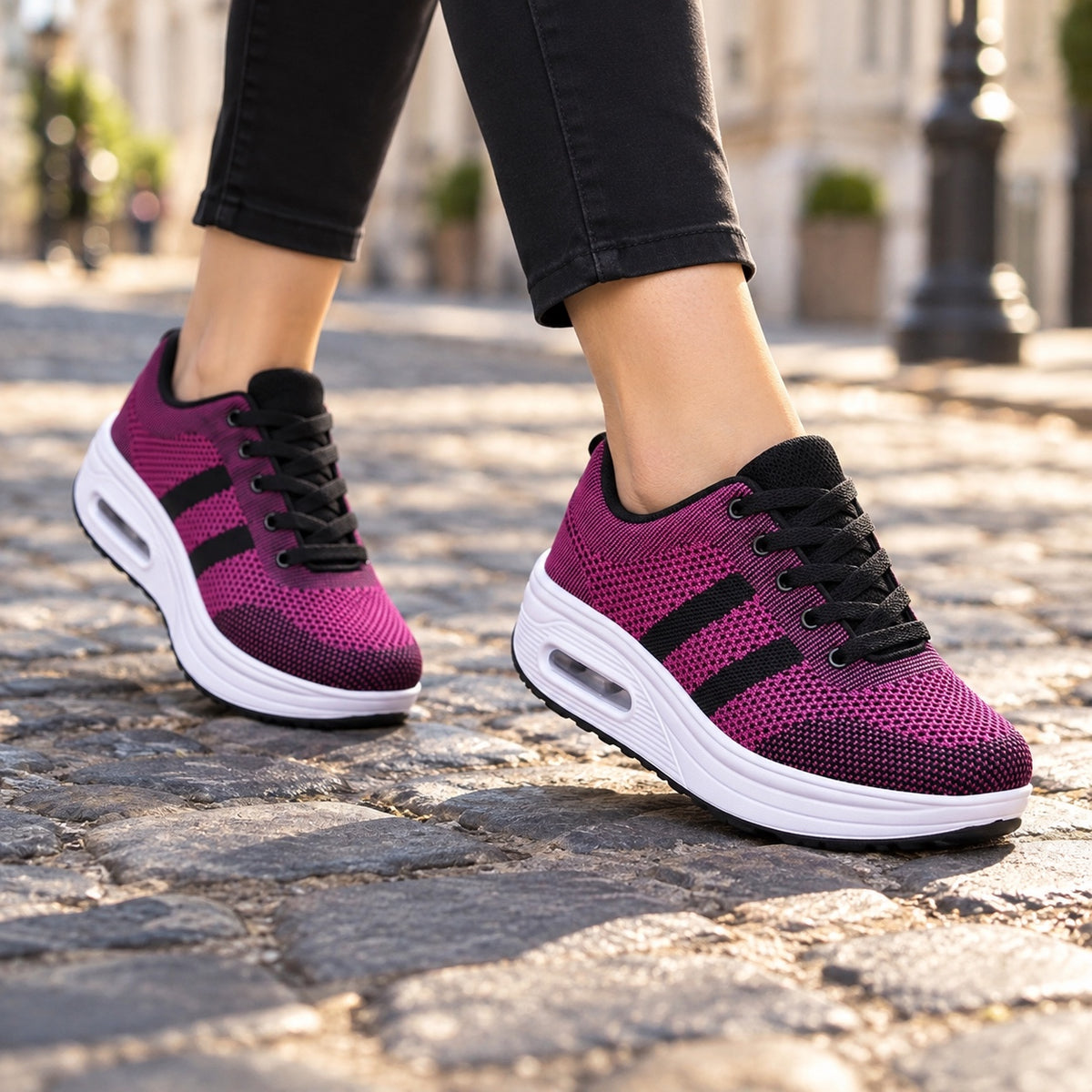 Garcia – Unisex Orthopedic Sneakers, worn on a walk