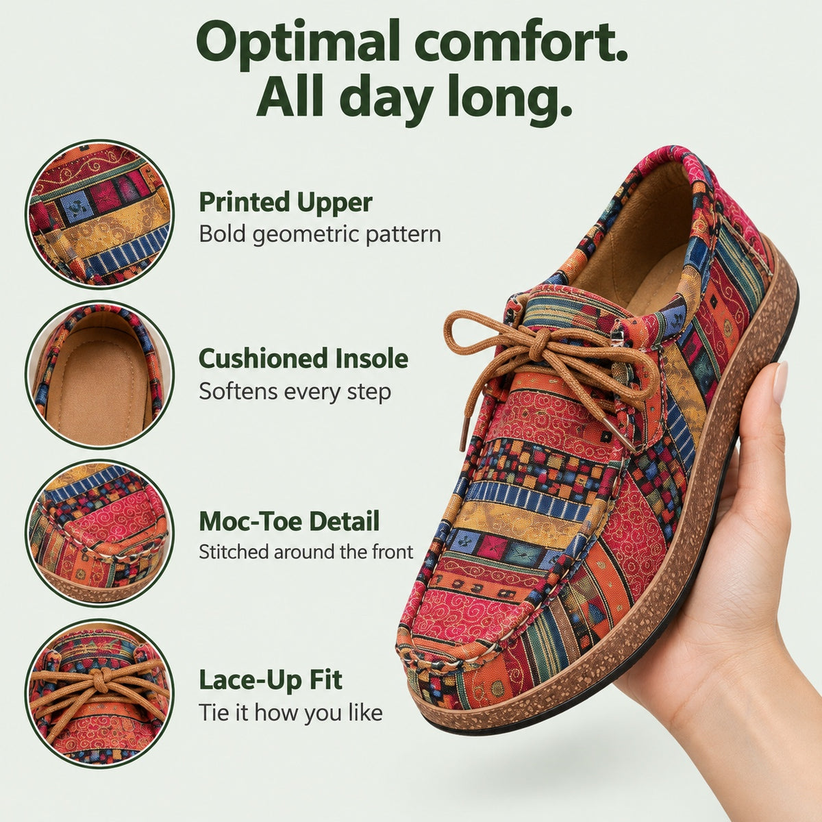 Garza – Women's Orthopedic Sneakers, features