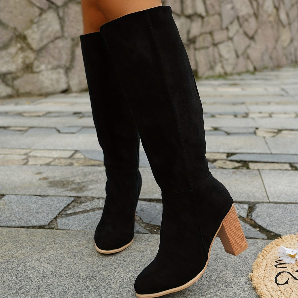 Teri – Women's Wide Calf Boots with a Stretch Shaft