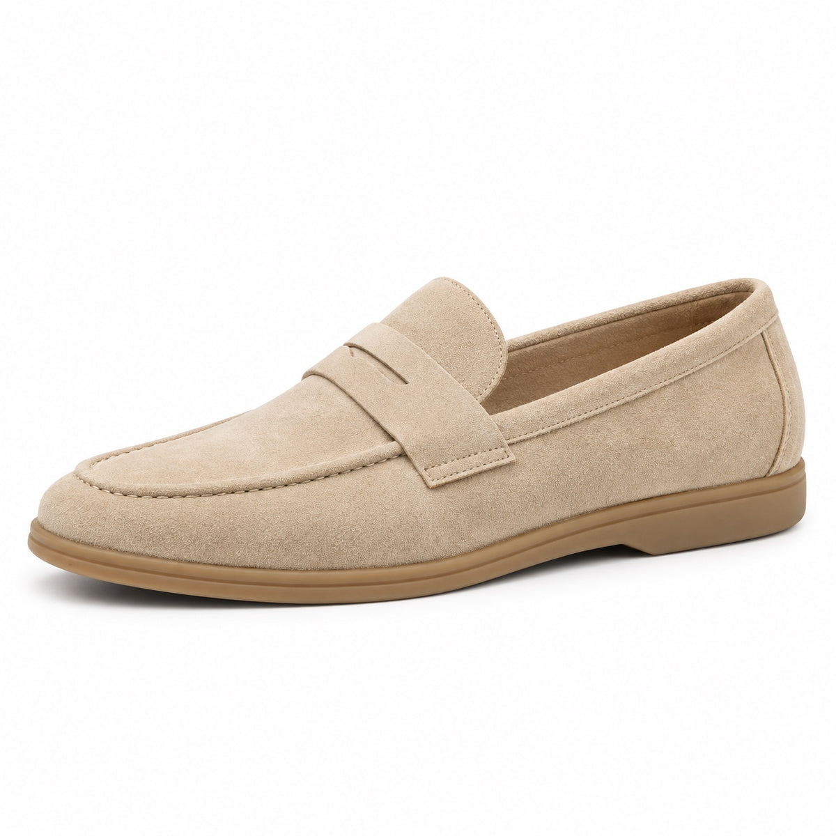 Gerardo – Men's Slip-On Loafers in Cream