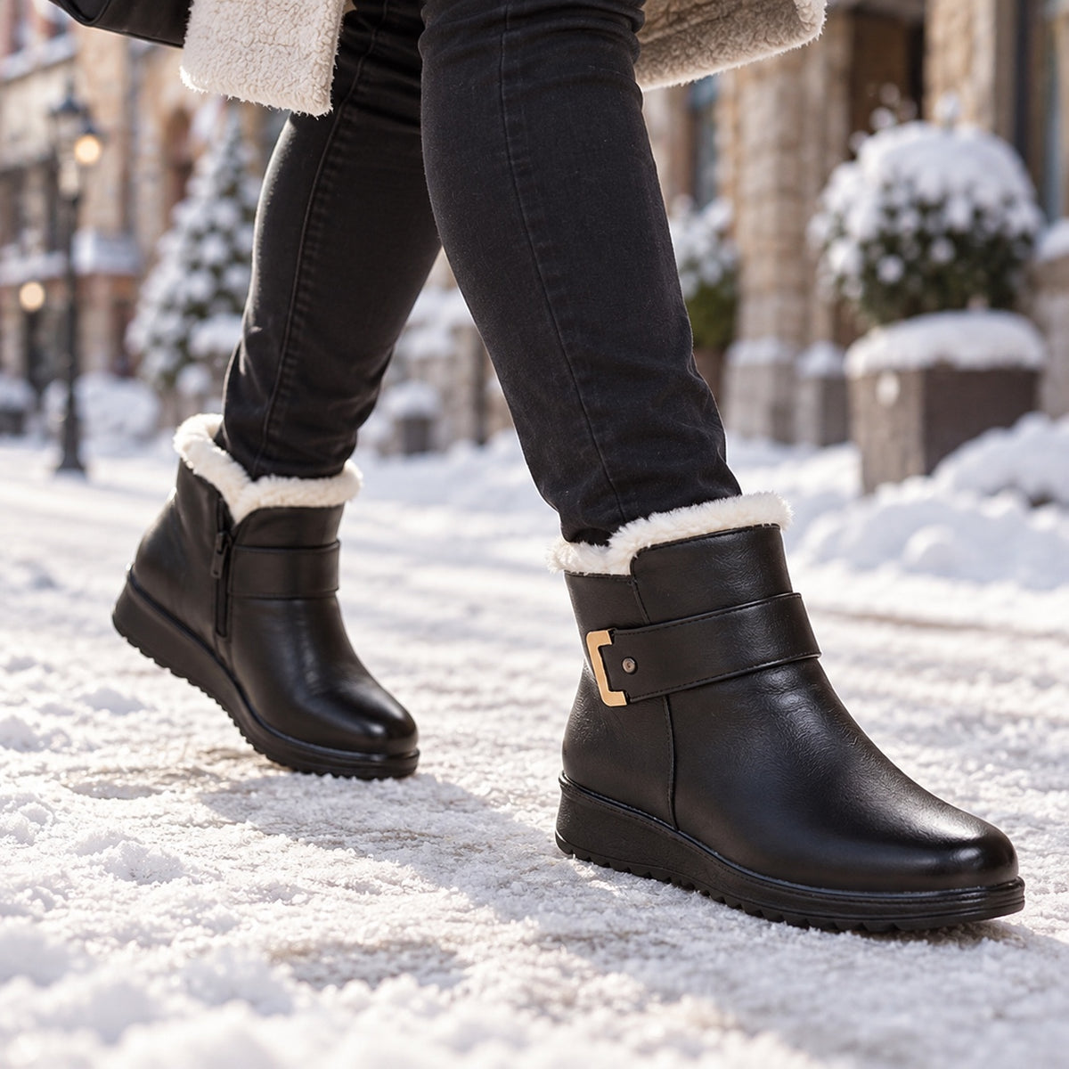 Gibson – Unisex Comfort Boots, worn on a walk
