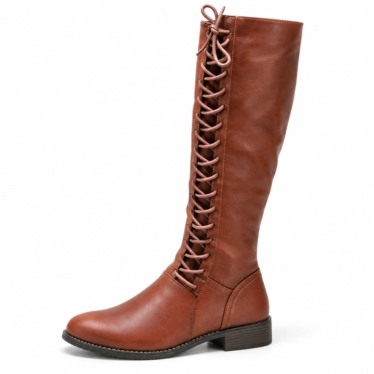 Gloria – Women's Wide Calf Boots in Brown