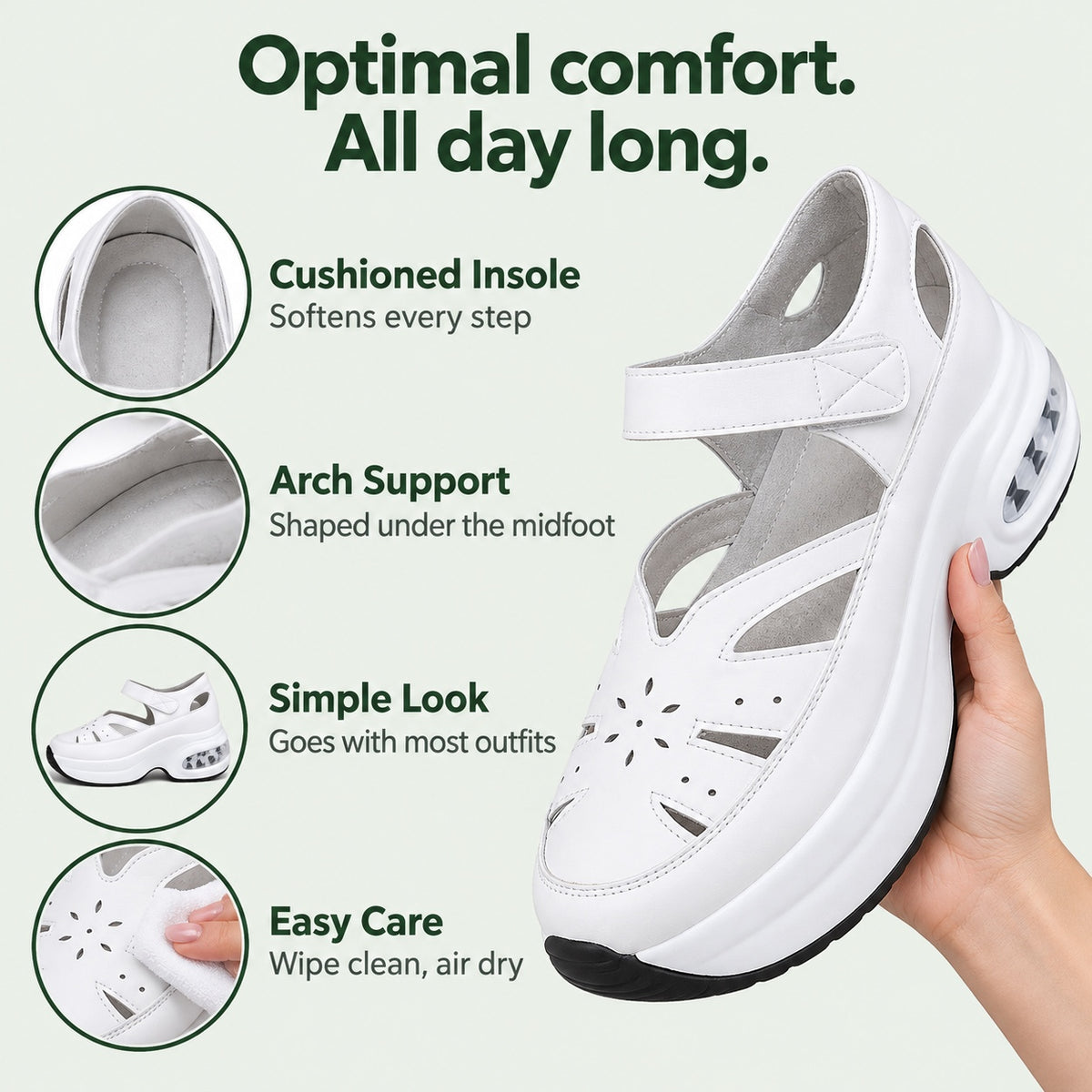Greene – Women's Orthopedic Shoes, features