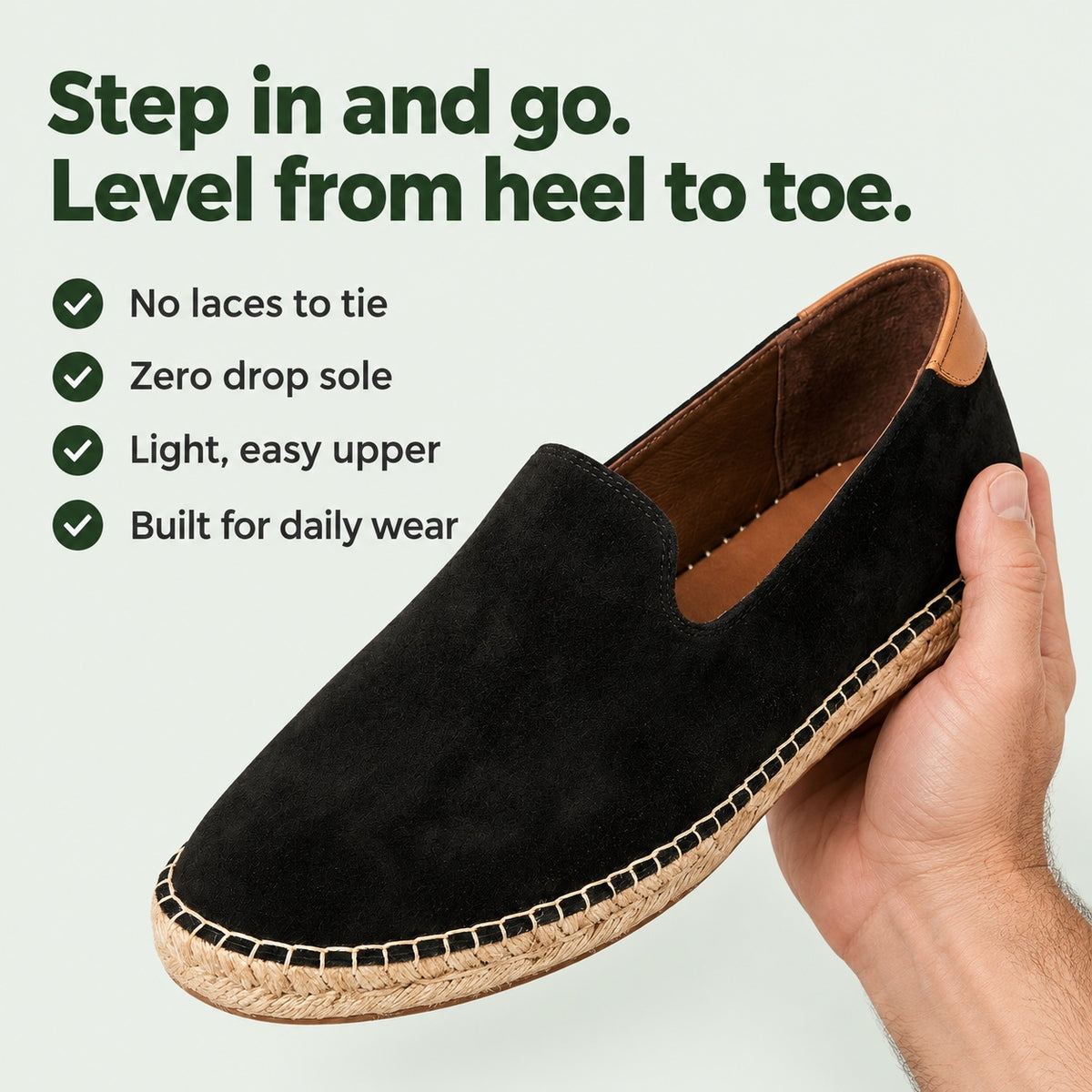 Greg – Men's Barefoot Shoes, key benefits
