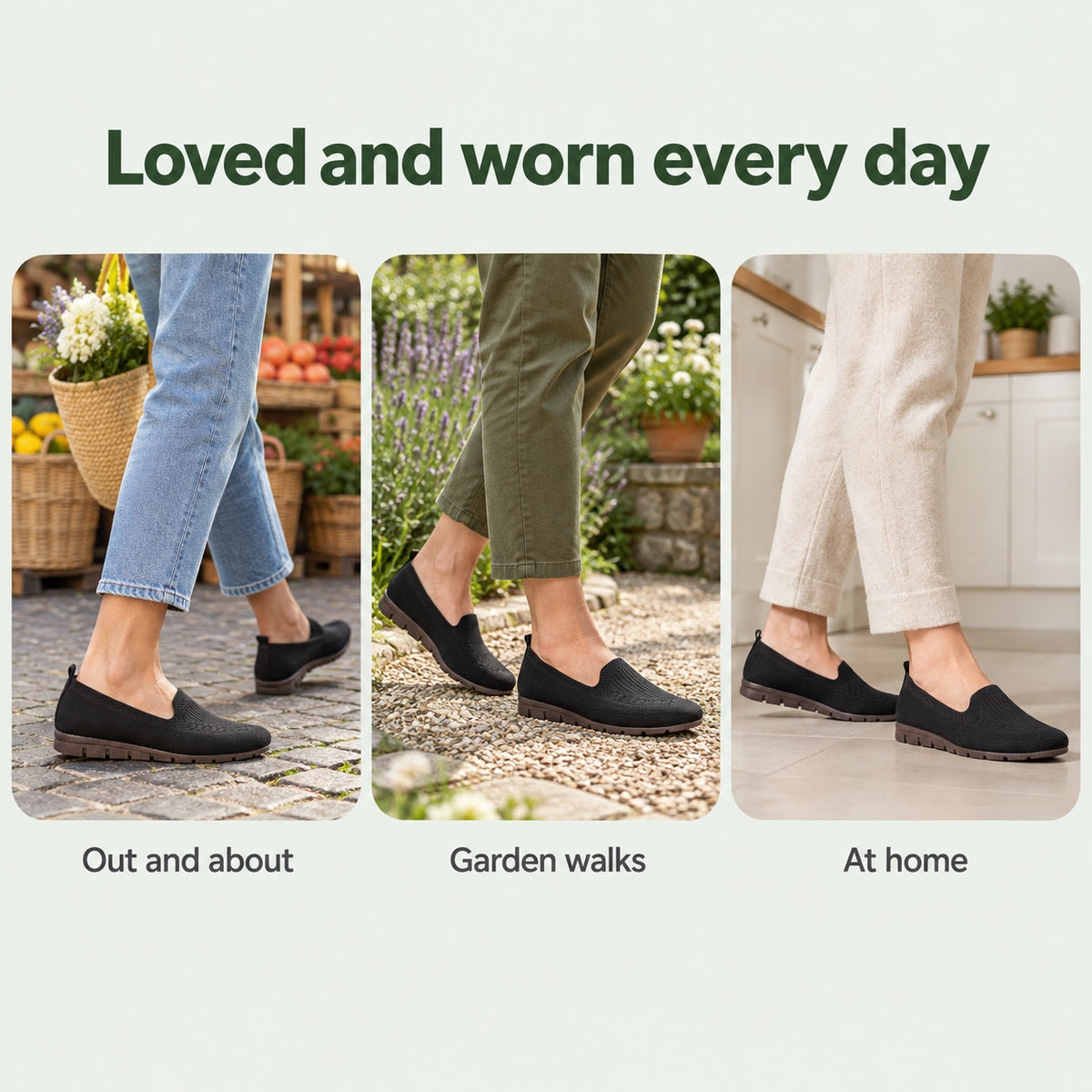 Hannah – Women's Arch Support Loafers, worn every day